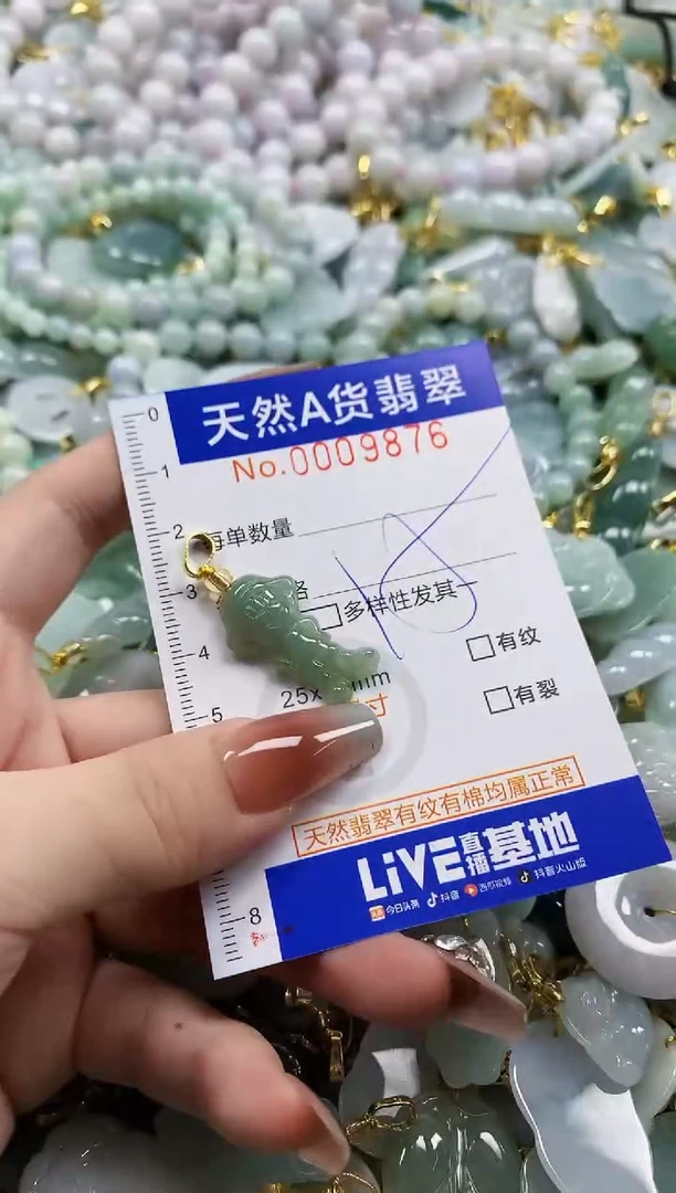 颈饰未镶嵌翡翠天然A货翡翠