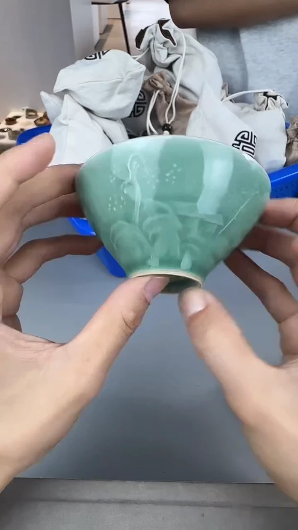 龙泉窑青瓷手工茶器包邮不带礼盒