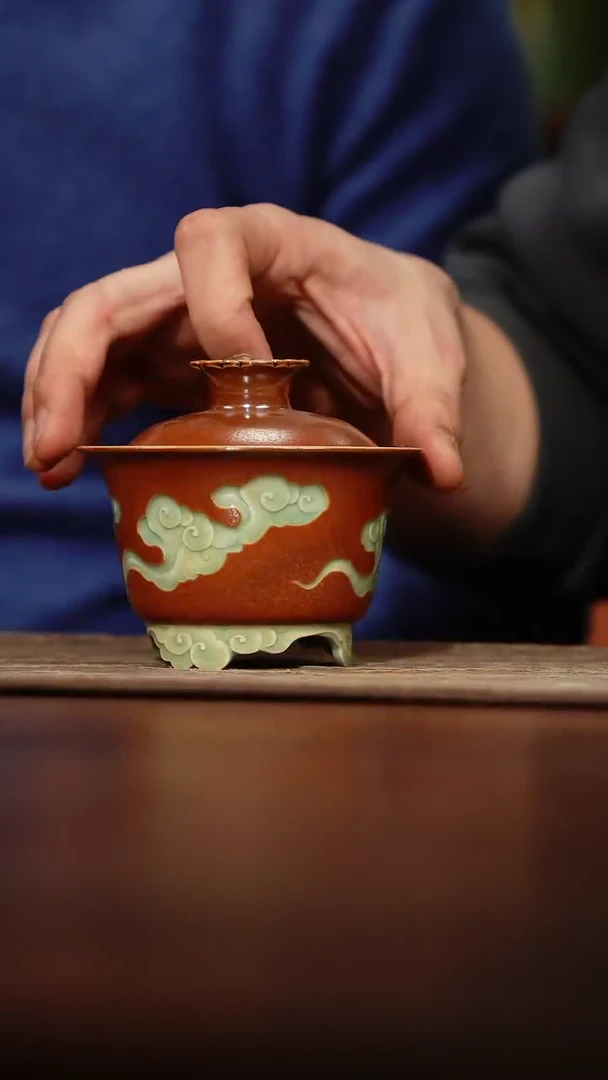 【闪购商品】22-2祥云盖钮两才（金玉满堂）