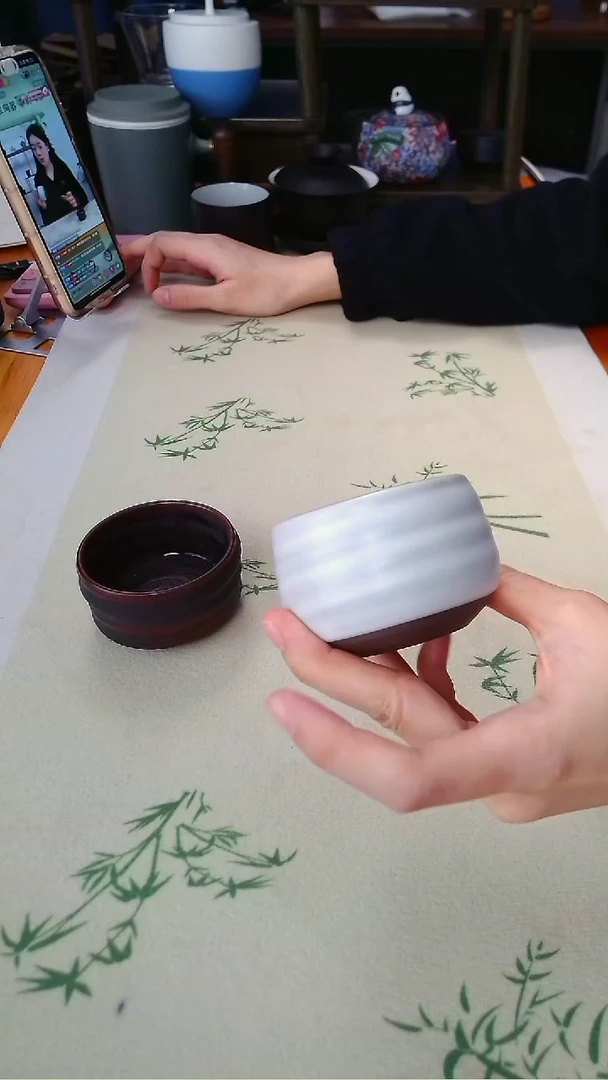 全陶 螺旋纹 青云杯
