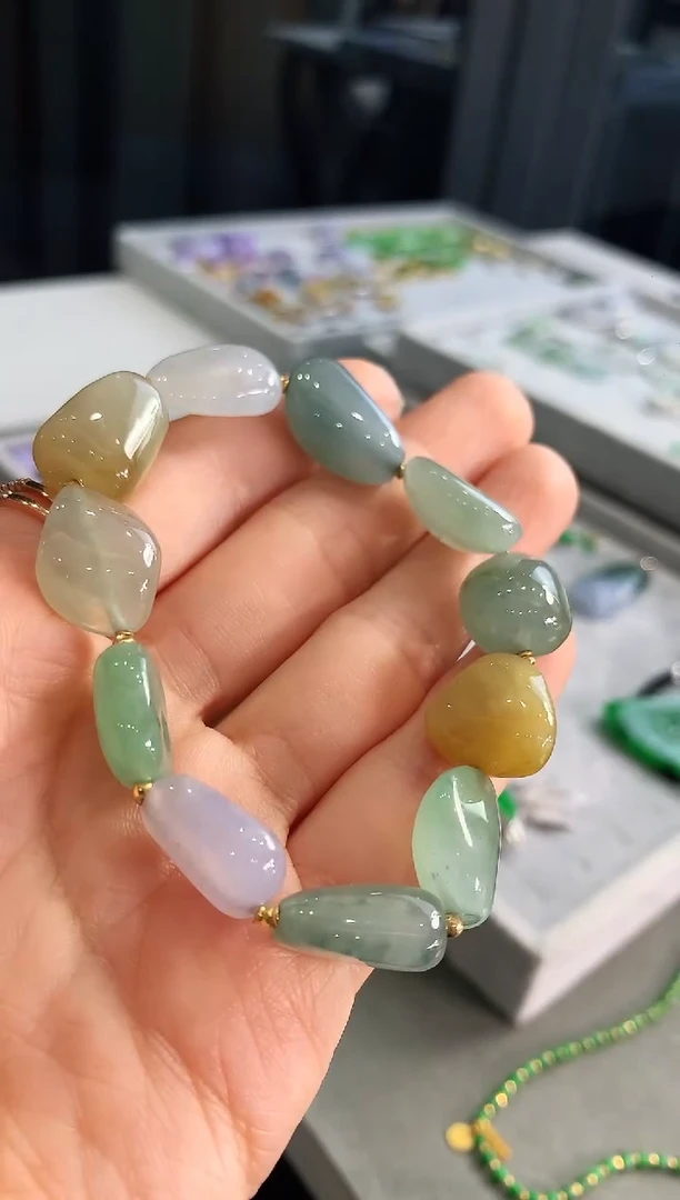 【闪购商品】翡翠手链未镶嵌手串