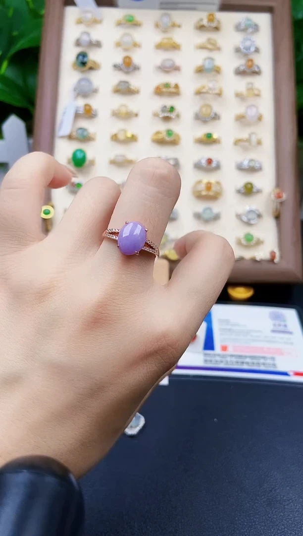 银S925镶嵌戒指翡翠02