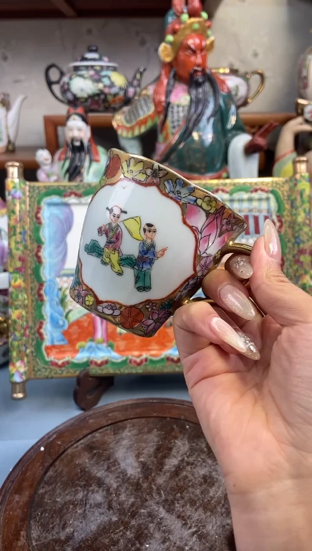 瓷片微瑕慎拍景德镇窑老厂瓷器单件