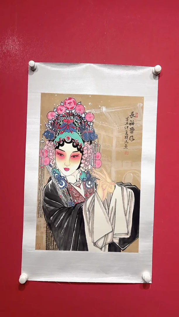国画郑雅文-2平尺-国画