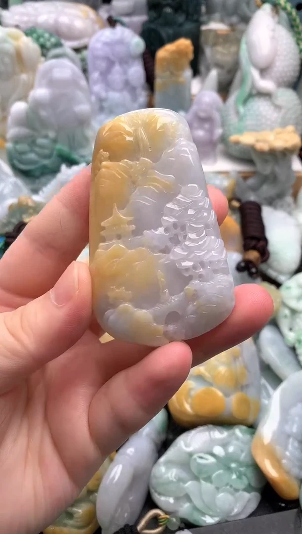 吊坠(不含链)未镶嵌翡翠1