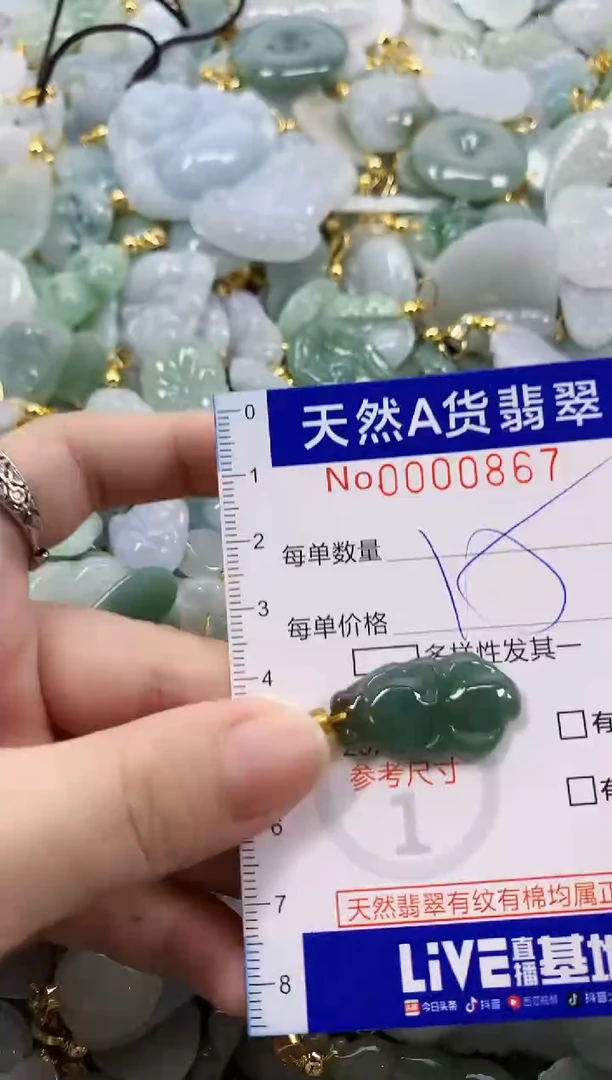 颈饰未镶嵌翡翠天然A货翡翠