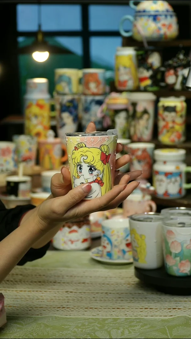 景德镇陶瓷手作杯&A674