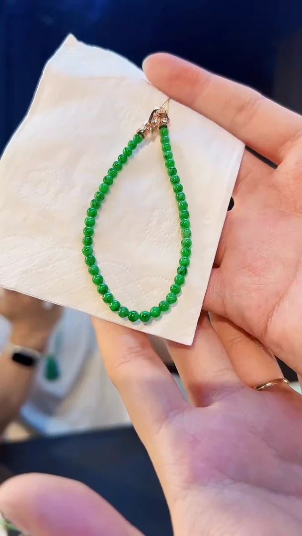未镶嵌手串翡翠缅料A货/支持复检/一件