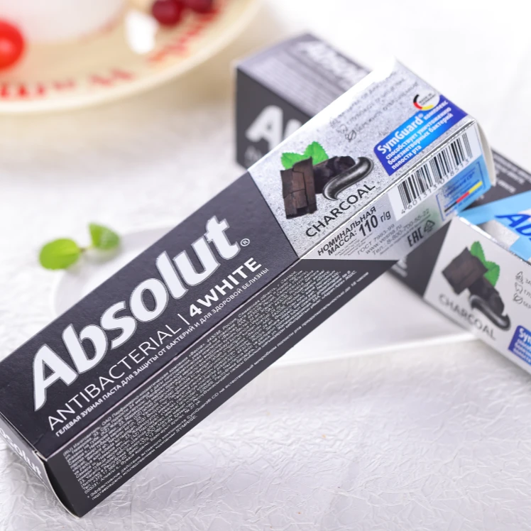 【3盒】俄罗斯原装进口微斯娜竹炭牙膏110克