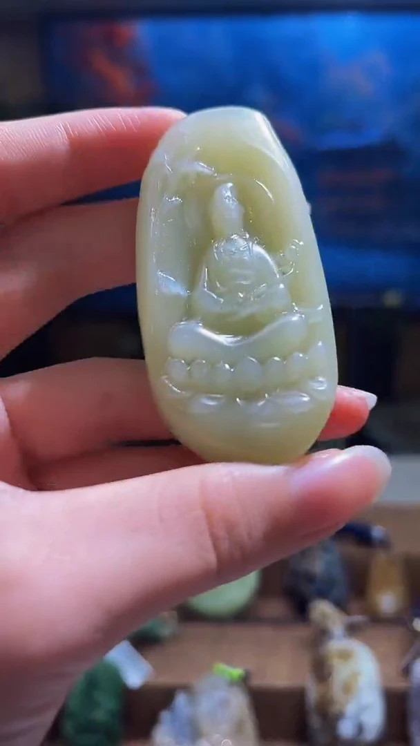 和田玉未镶嵌颈饰MFC080193