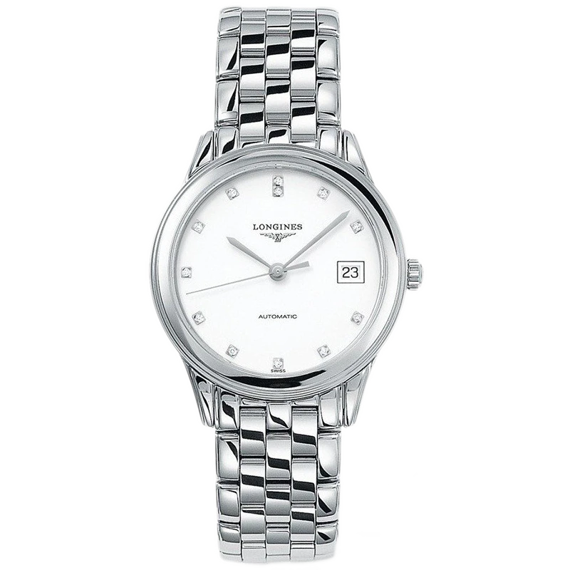 99新 Longines/浪琴 军旗35.6mm/白盘/黑盘/机械表/24年全套