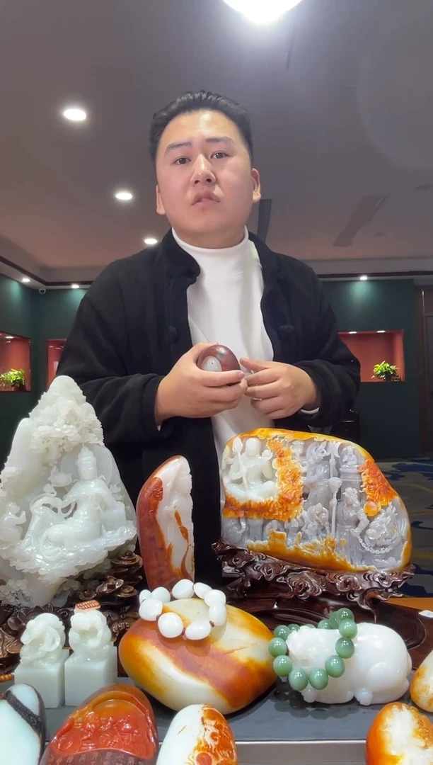 未镶嵌和田玉把件顺****6和田玉