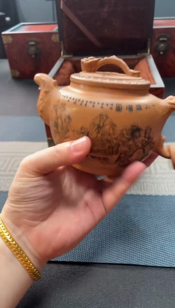 茶壶紫砂174 宜兴原矿紫砂