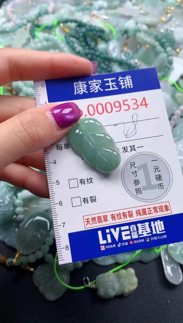 颈饰未镶嵌翡翠9534