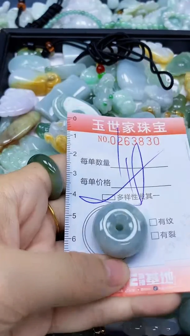 翡翠未镶嵌颈饰闪购0263830多样性发其一