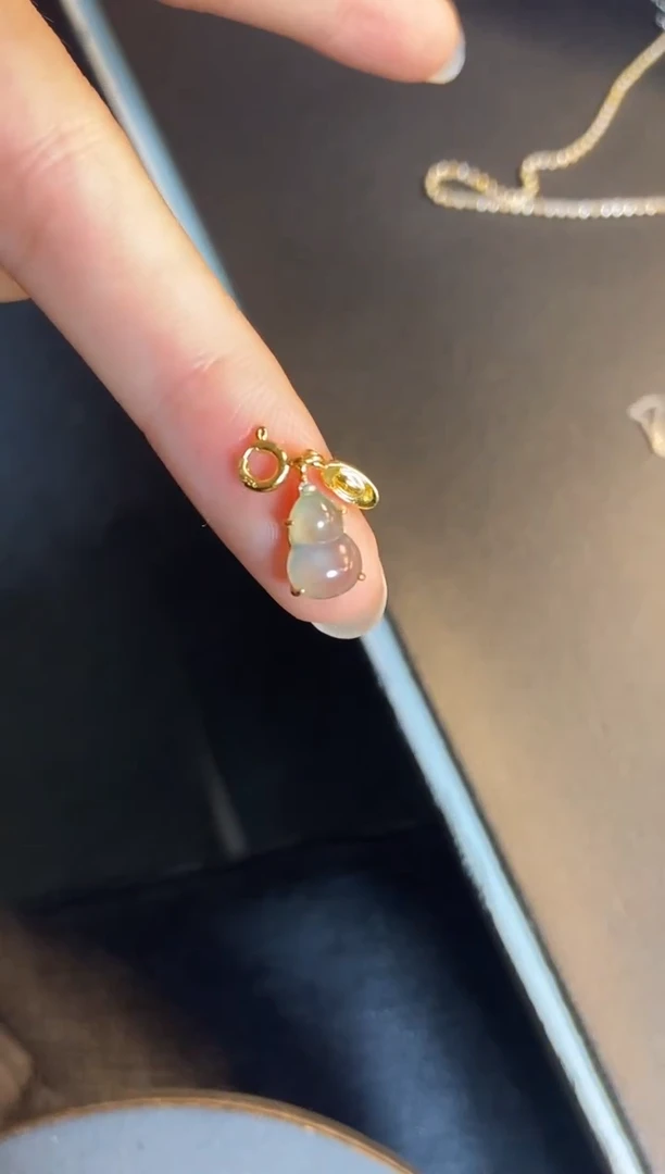 吊坠(不含链)银S925镶嵌翡翠1