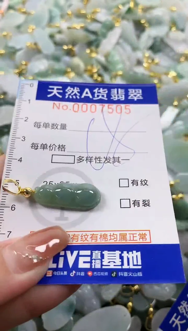 颈饰未镶嵌翡翠天然A货翡翠