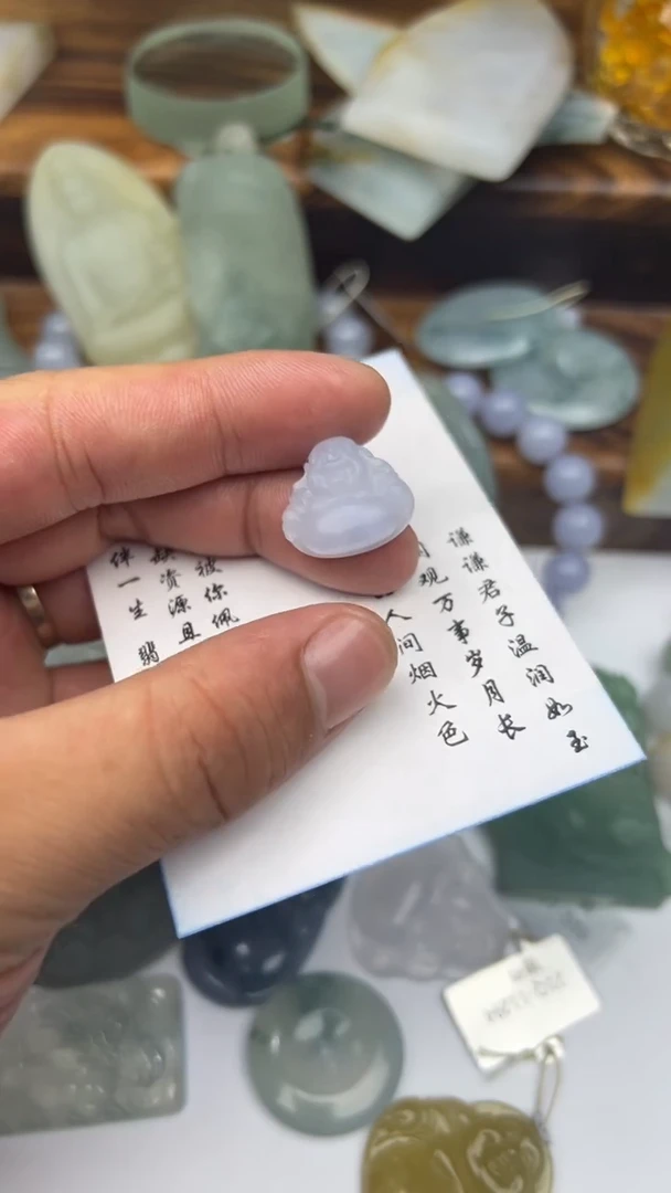 定制翡翠未镶嵌翡翠毛货定制~不退不换