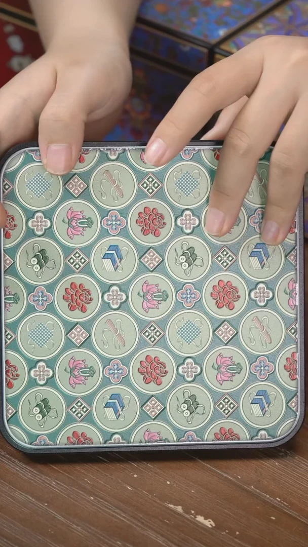 壹藏贰宝四艺图大垫子一片