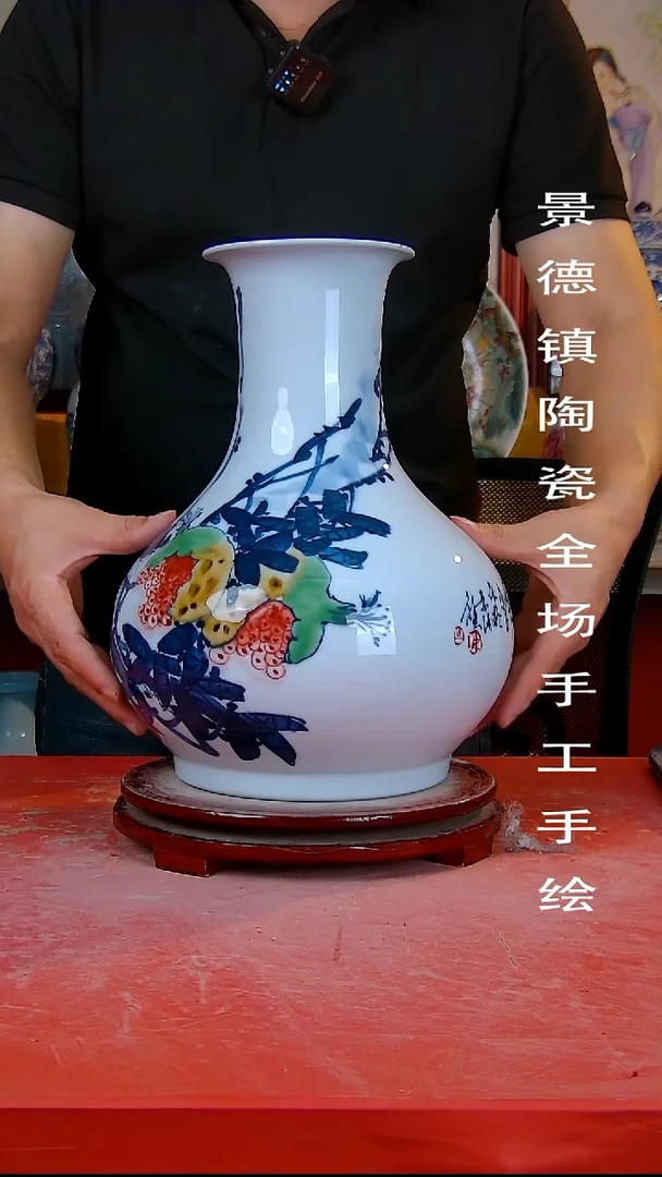 摆件景德镇陶瓷 全场手工手绘