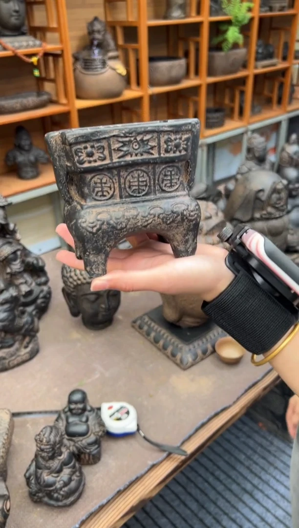 陶土【火山泥】小香炉