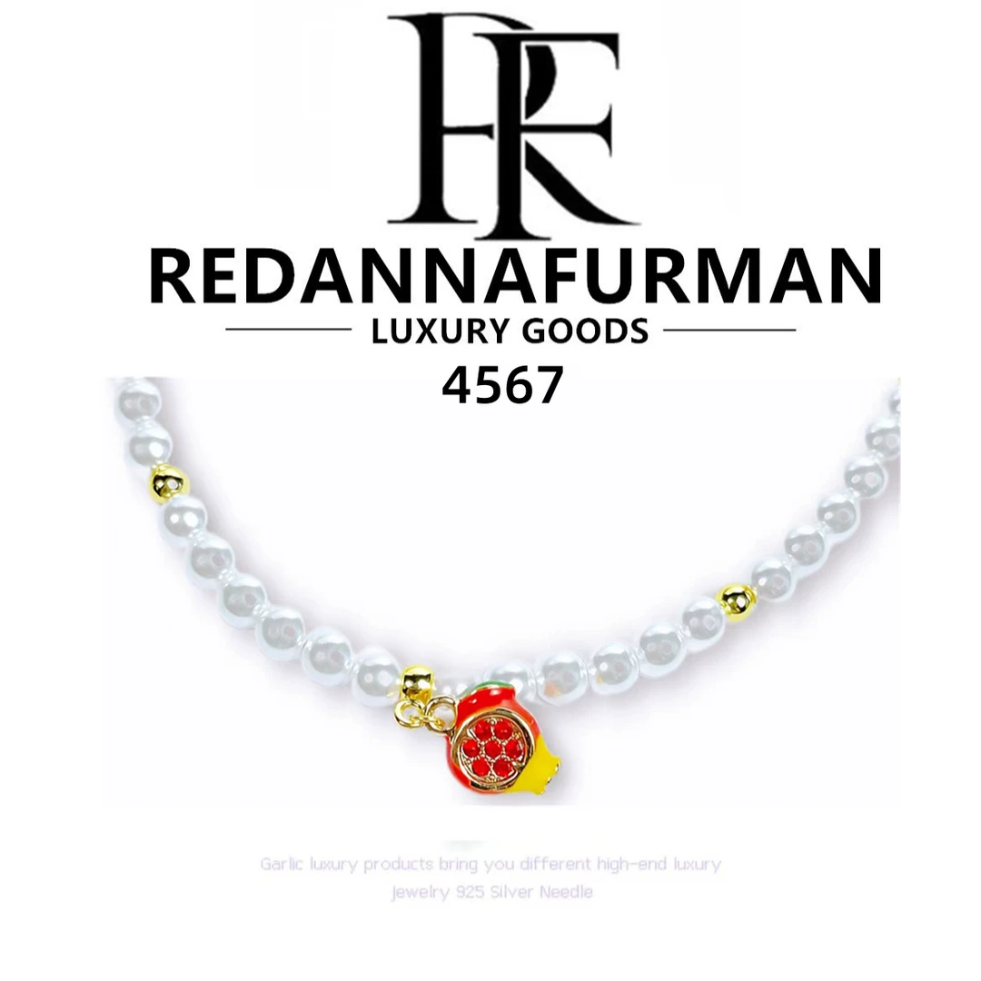 铜合金项链 设计师款石榴项链~4567