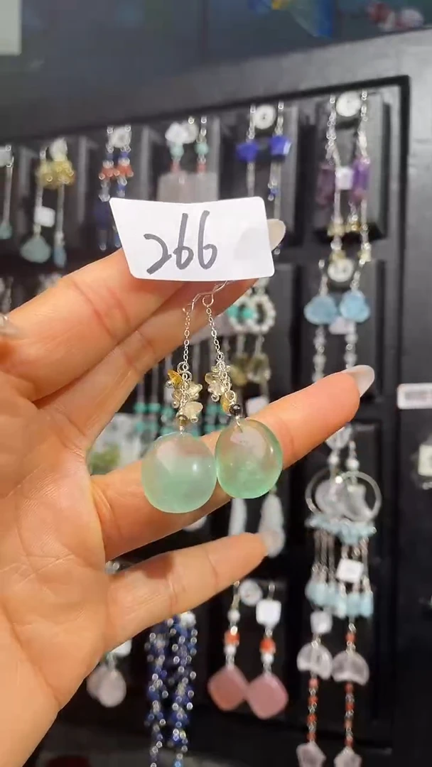 银S925镶嵌耳饰紫晶喜欢拍