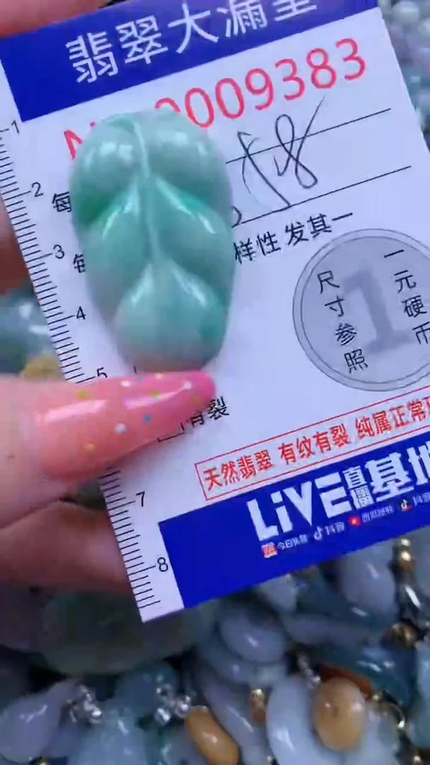 翡翠未镶嵌吊坠(不含链)9383