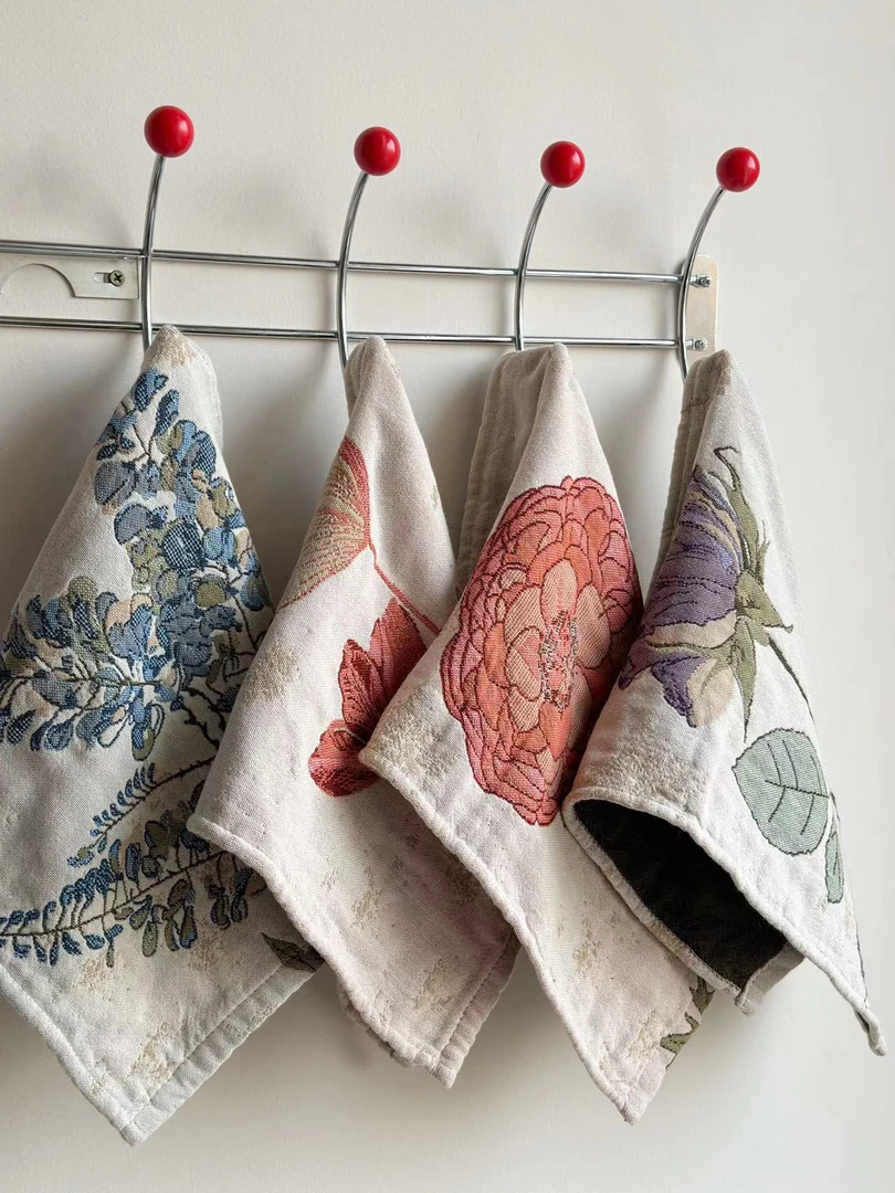 【纱布专场-小方巾】设计师款纯棉纱布多功能毛巾25*50cm4条装