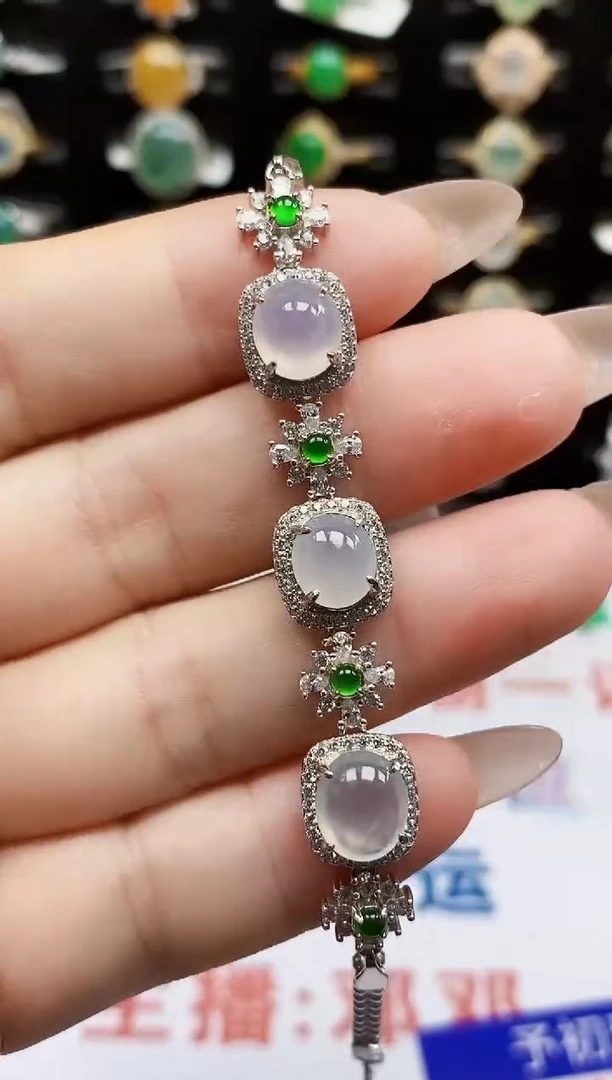 银S925镶嵌戒指翡翠2135