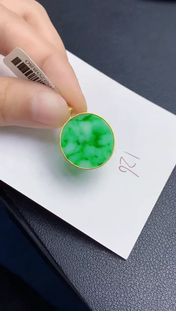 【闪购商品】翡翠颈饰18K金镶嵌000000000