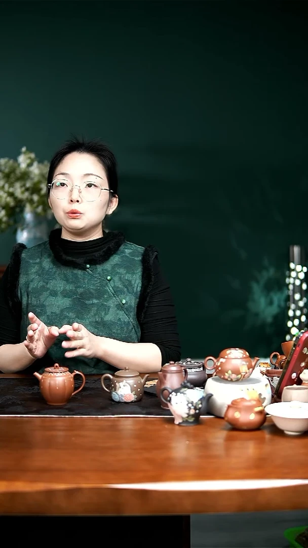 茶壶紫砂妖姬壶微瑕