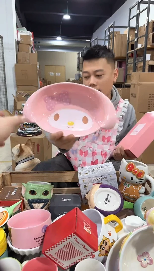 瓷片B款大号美乐蒂深碗