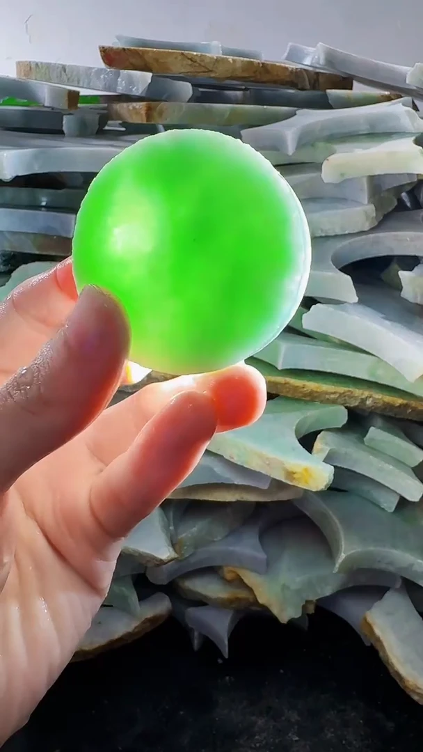 裸石翡翠缅甸翡翠A货文2182