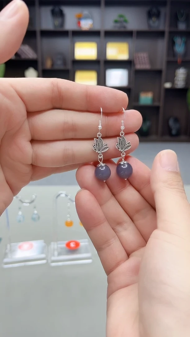 未镶嵌耳饰玛瑙/玉髓231000