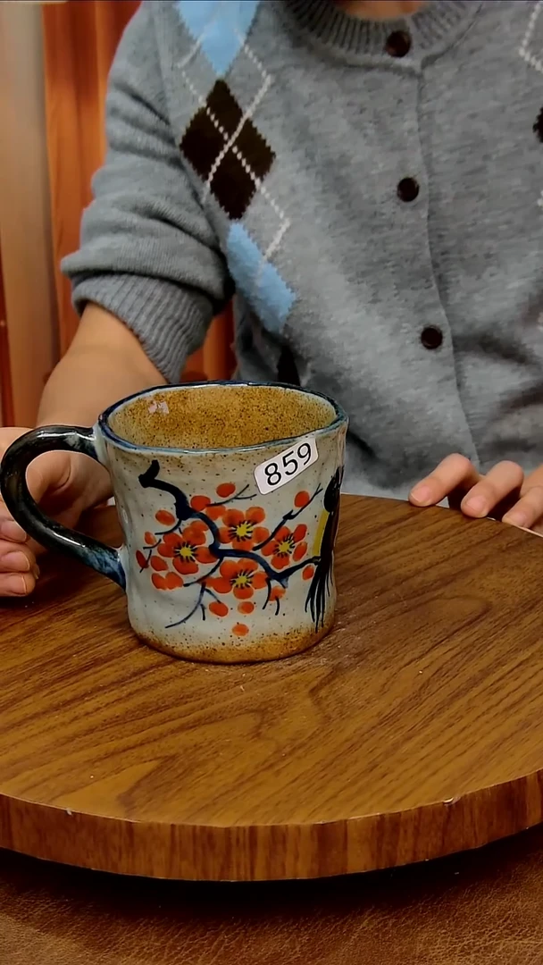 杯子陶景德镇手工手绘釉下彩陶瓷