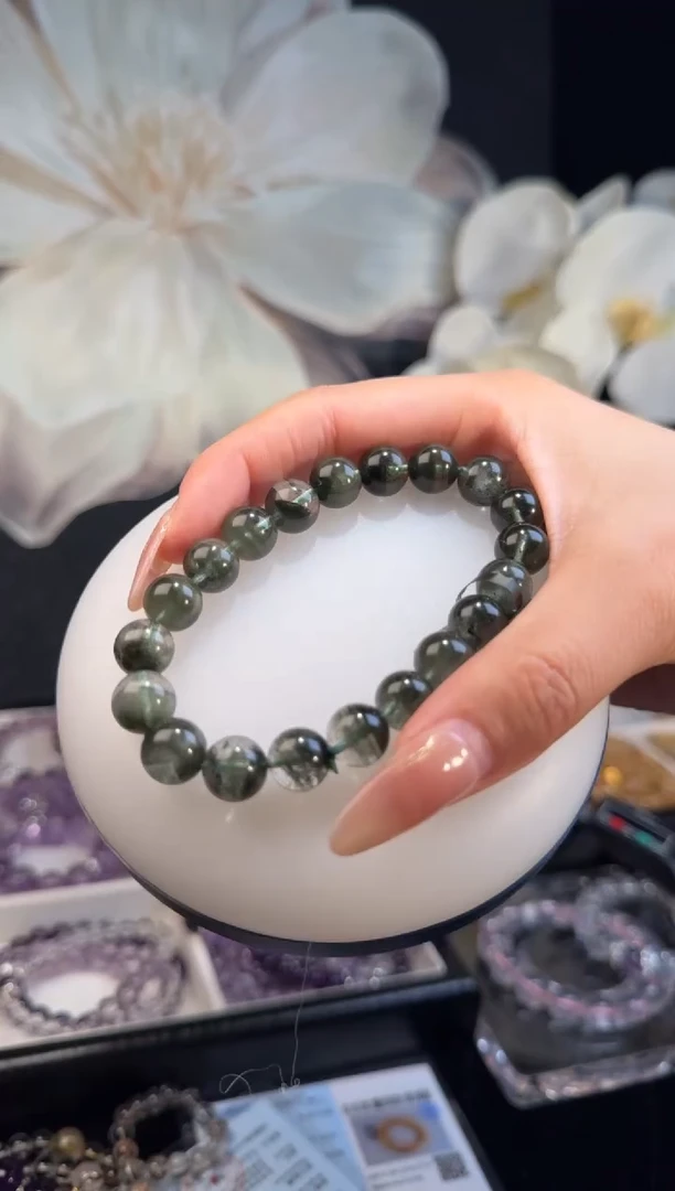 【闪购商品】水晶手串未镶嵌绿幽灵10mm