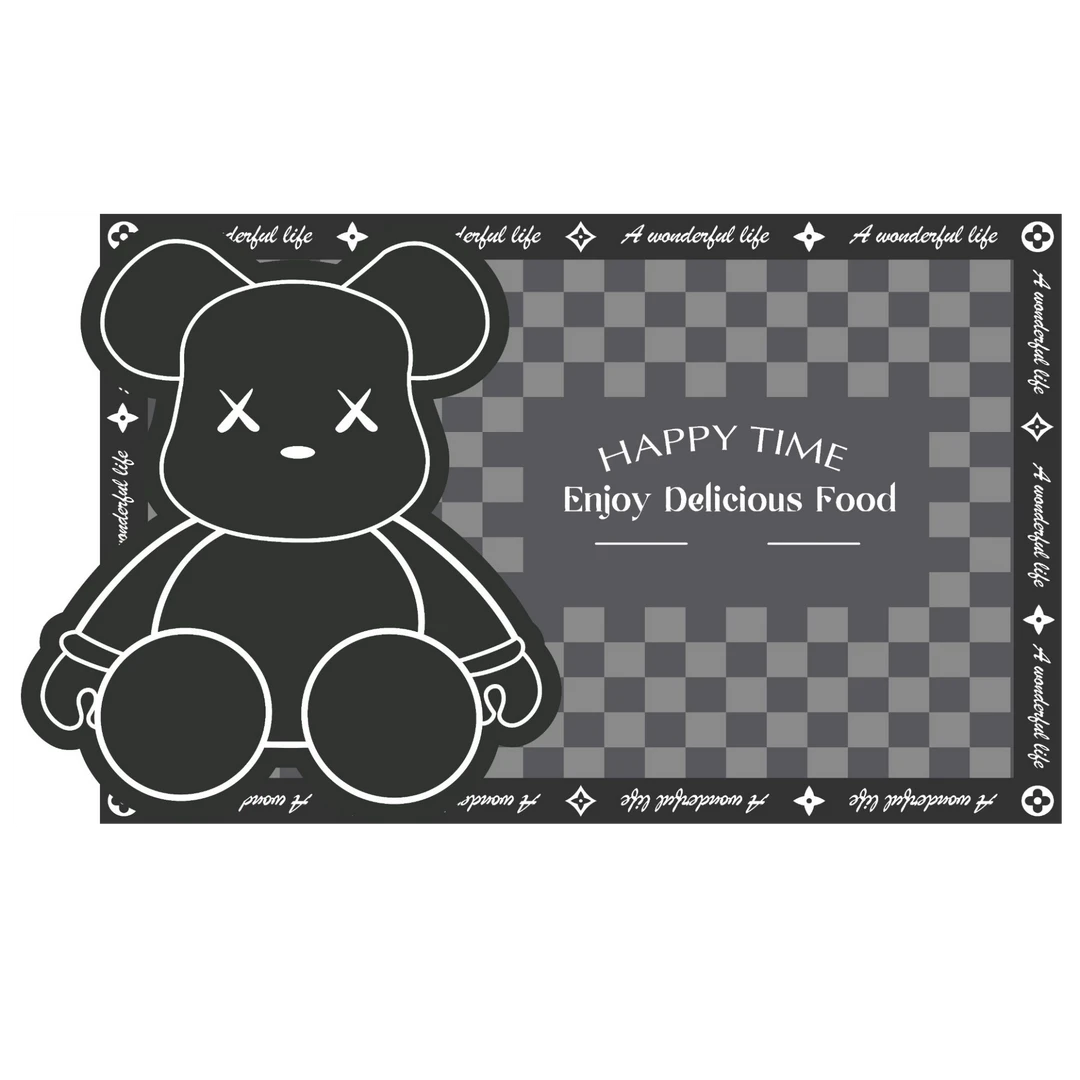 潮牌小熊【40*60cm】【拍一发三】硅藻泥家用卫生间防滑免洗地毯地垫