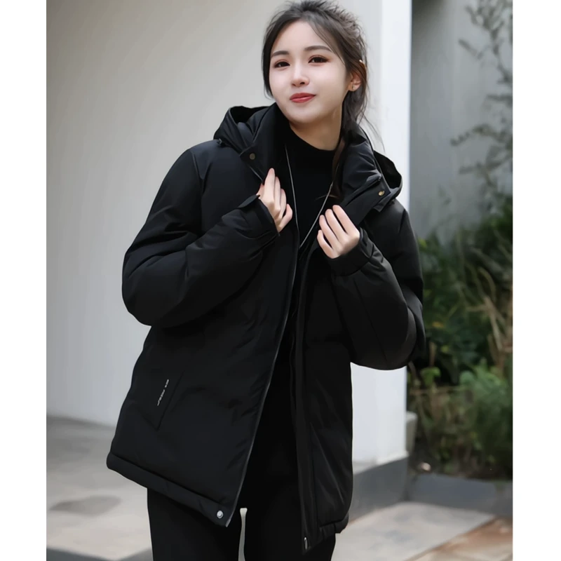 2025新款秋冬男士棉衣韩版宽松休闲棉服男加厚棉袄面包服连帽外套