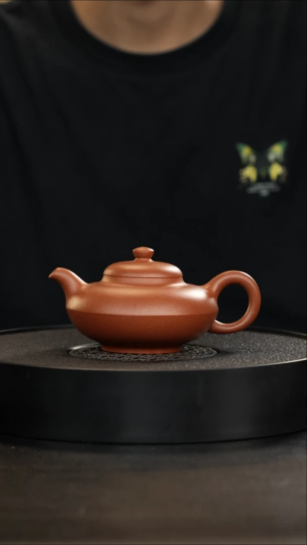 茶壶紫砂宝山精挑红泥满砂合欢大漏