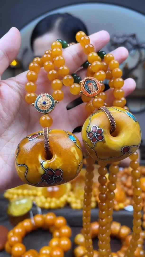 琥珀未镶嵌珠宝奇石首饰 假1赔4 （多样性发货1件