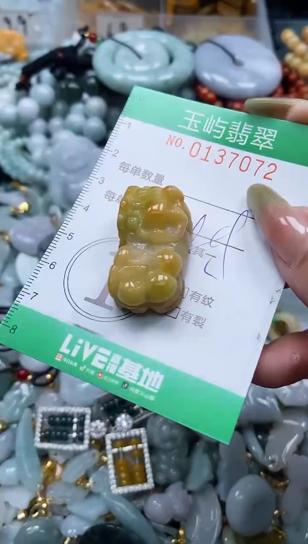 翡翠未镶嵌颈饰闪购0137072