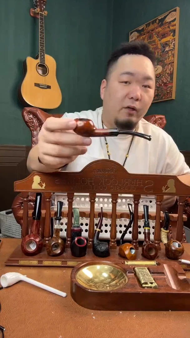 石楠木木雕款意大利进口石楠木烟斗