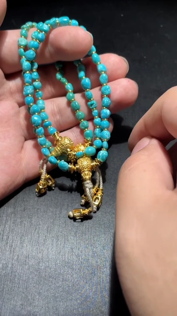 绿松石未镶嵌单圈手串B250711-01多样性发货，发其一