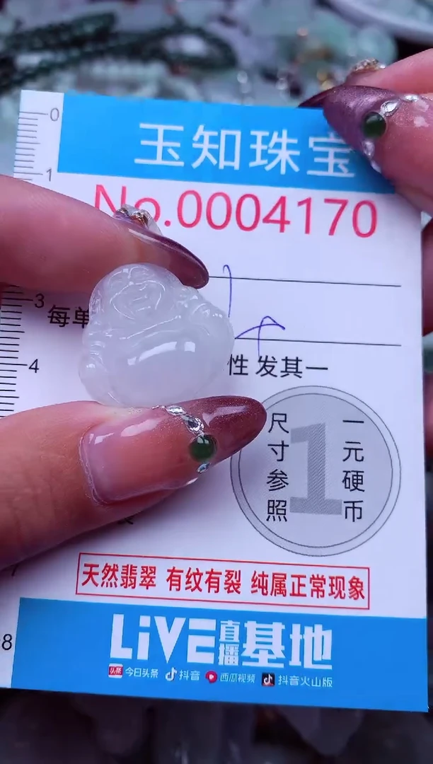 吊坠(不含链)未镶嵌翡翠4170