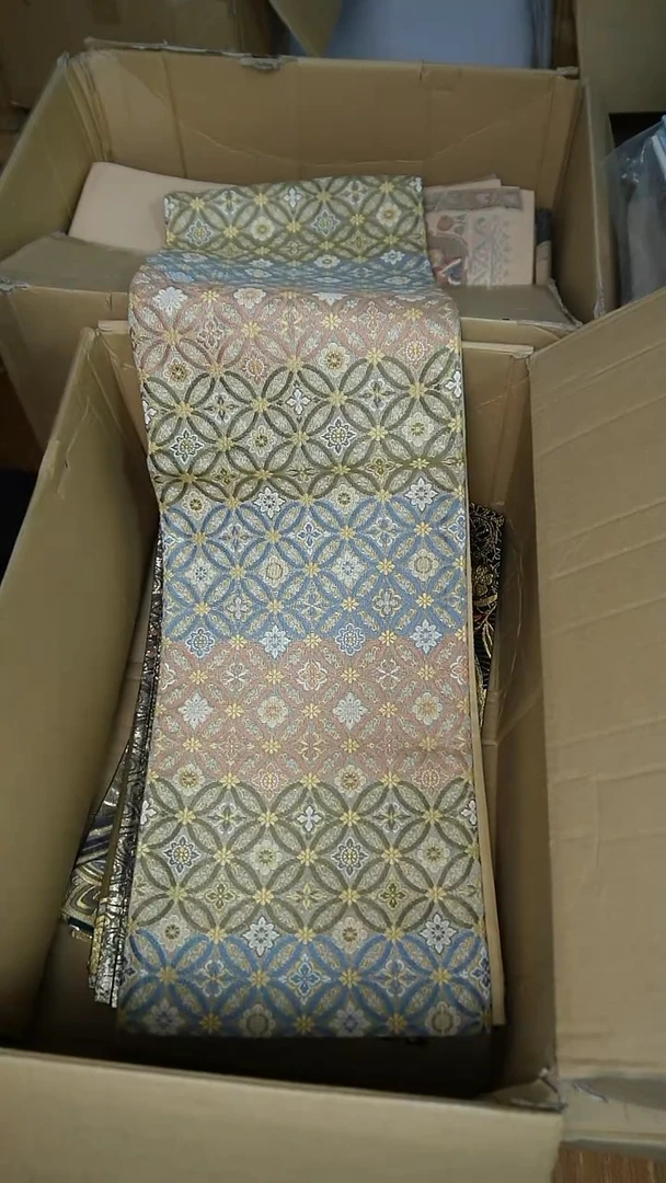 织绣17织金七宝纹
