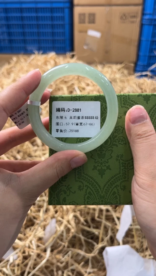 未镶嵌手镯石英质玉D-2881