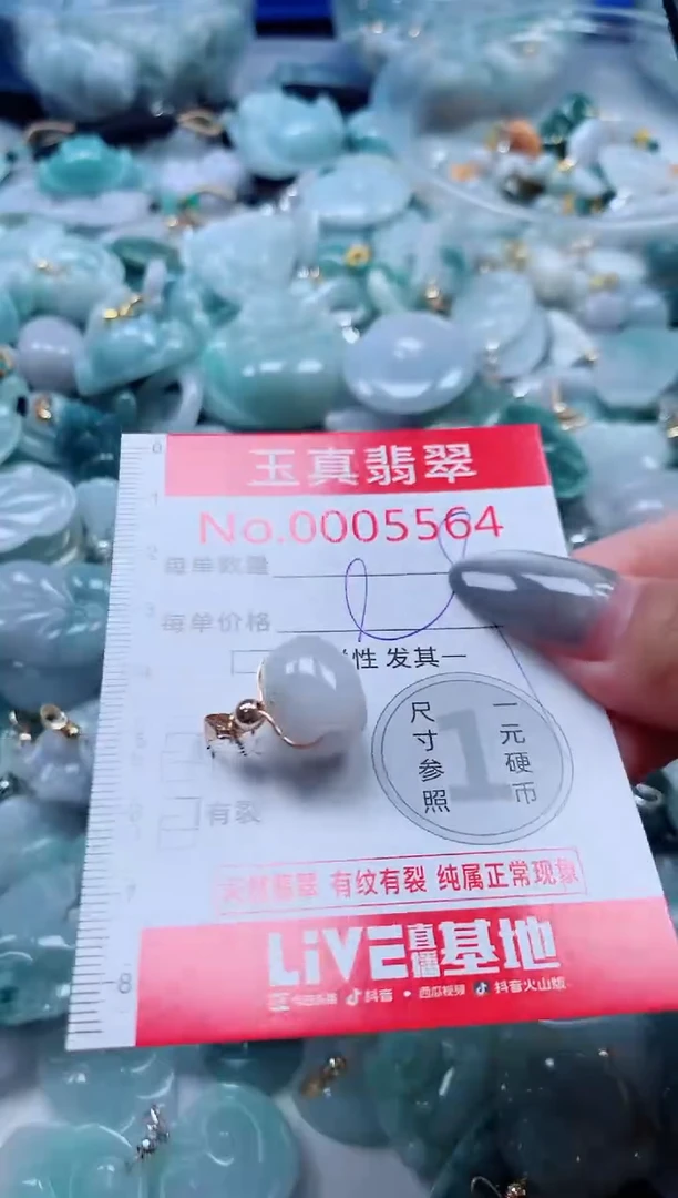 吊坠(不含链)未镶嵌翡翠5564