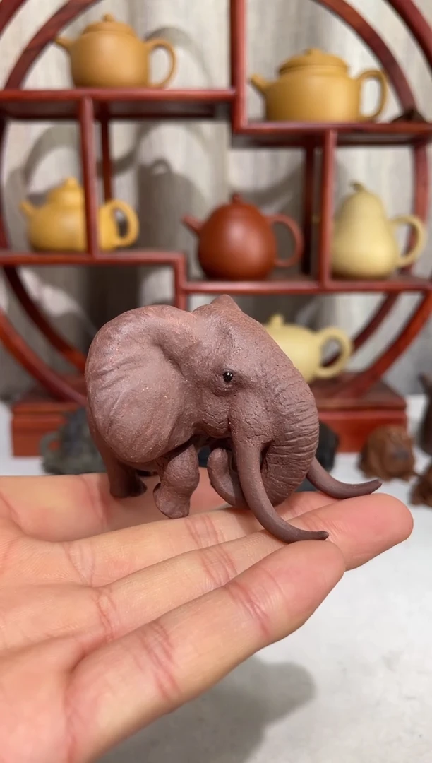 【闪购商品】紫砂茶壶茶宠小象 电窑