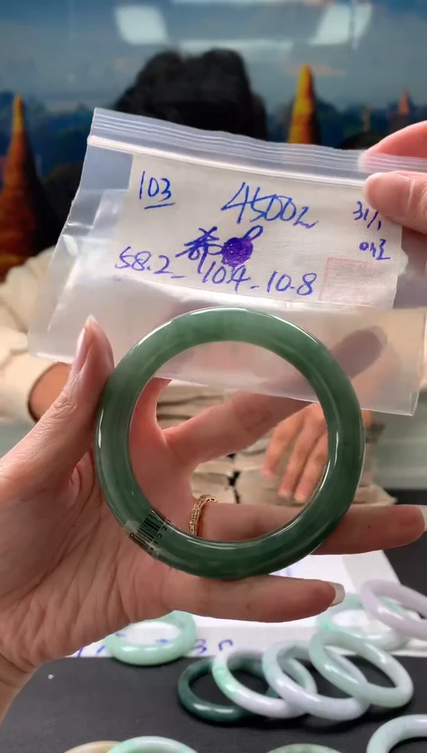 【闪购商品】翡翠手镯未镶嵌翡翠手镯 下单联系小耳机#103